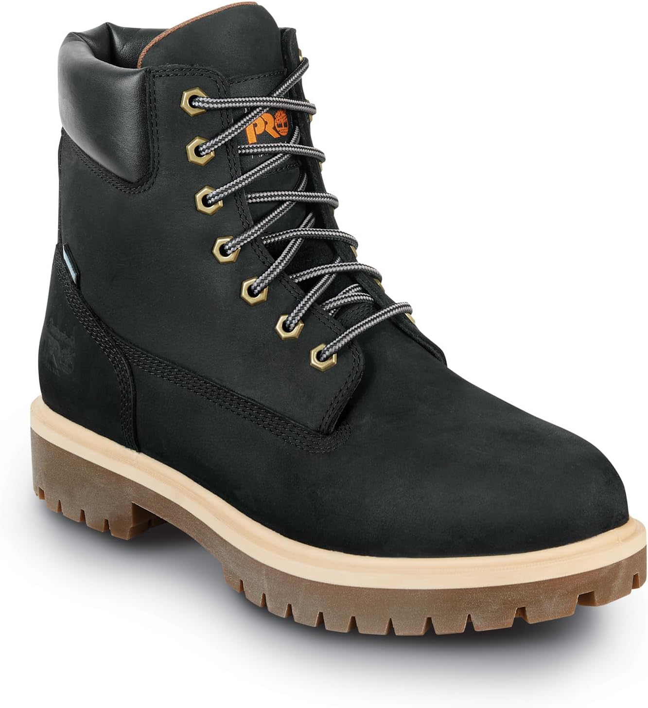 

Timberland PRO мужские ботинки Direct Attach Soft Toe утепленные Waterproof, Black Nubuck/Beige