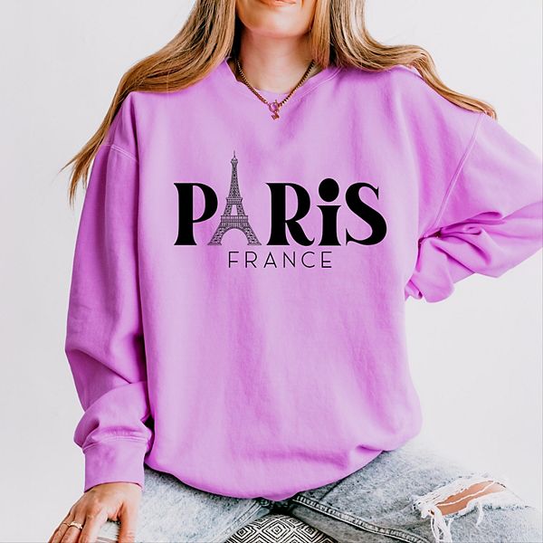 

Свитшот Paris France Eiffel Tower lightweight garment dyed Simply Sage Market, Neon Violet, Зеленый, Свитшот Paris France Eiffel Tower lightweight garment dyed Simply Sage Market, Neon Violet