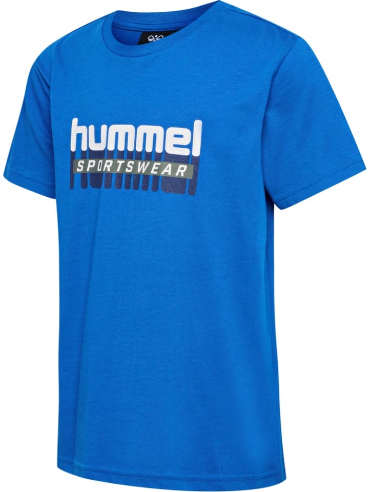

Футболка "Hmltukas T-Shirt S/S" синего цвета Hummel