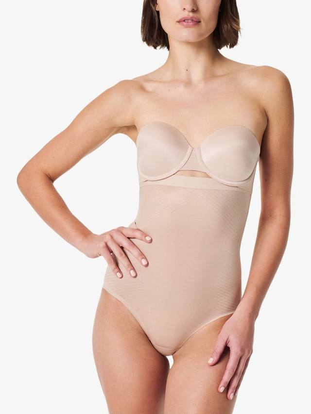 

SPANXshape невидимые трусы с высокой талией Spanx, Champagne Beige
