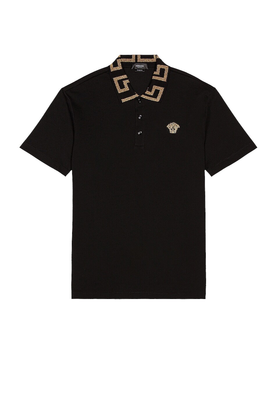 

Поло Versace Taylor Fit, черный