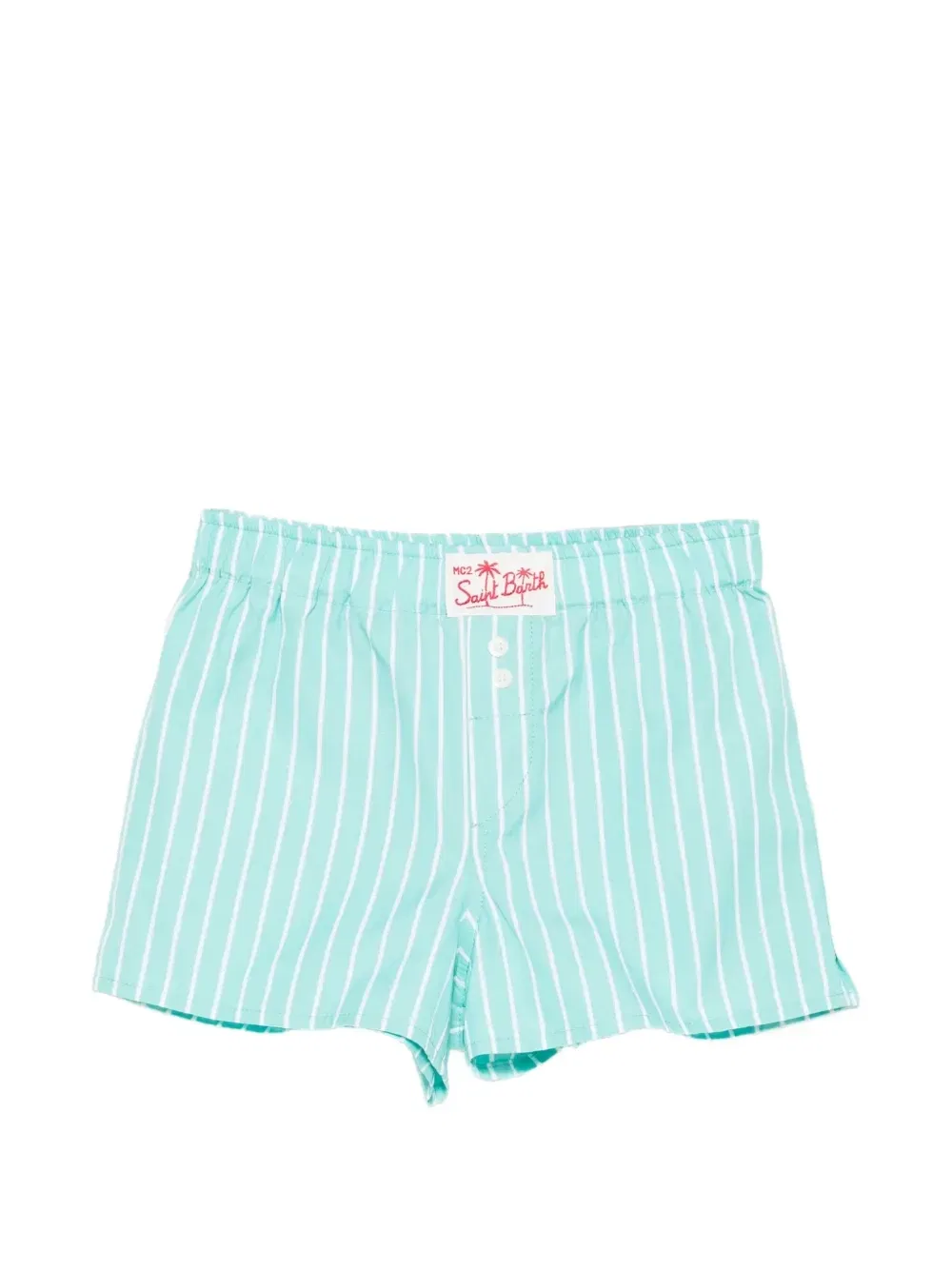 Шорты в полоску MC2 Saint Barth Kids, синий
