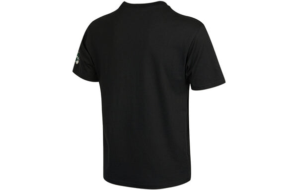 Футболка Air Jordan Milwaukee Bucks Basketball Sports Printing Round Neck Short Sleeve Black, черный — фото 2