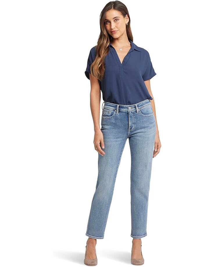 

Джинсы NYDJ Stella Tapered Jeans in Indigo Stream, цвет Indigo Stream