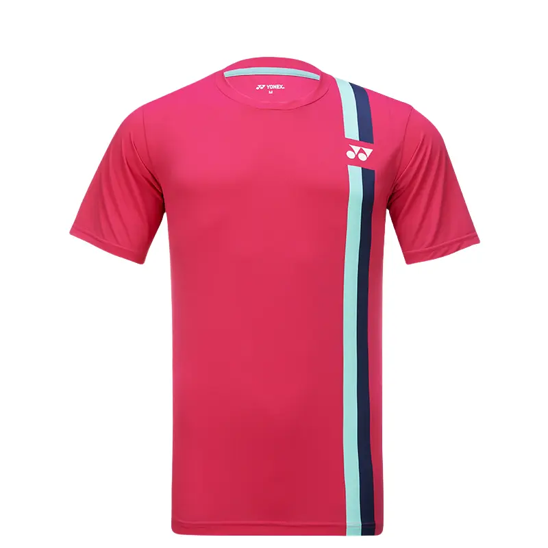 

YONEX Мужская футболка для бадминтона розово-фиолетовая