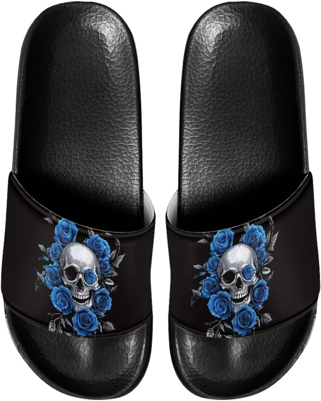 

Унисекс тапочки Mumeson, домашняя обувь, летние нескользящие пляжные сандалии, легкие тапочки для дома и улицы, размеры США 5-11, Skeleton10