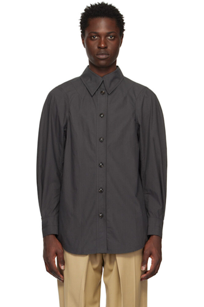 

Эксклюзивная серая рубашка SSENSE LOW CLASSIC