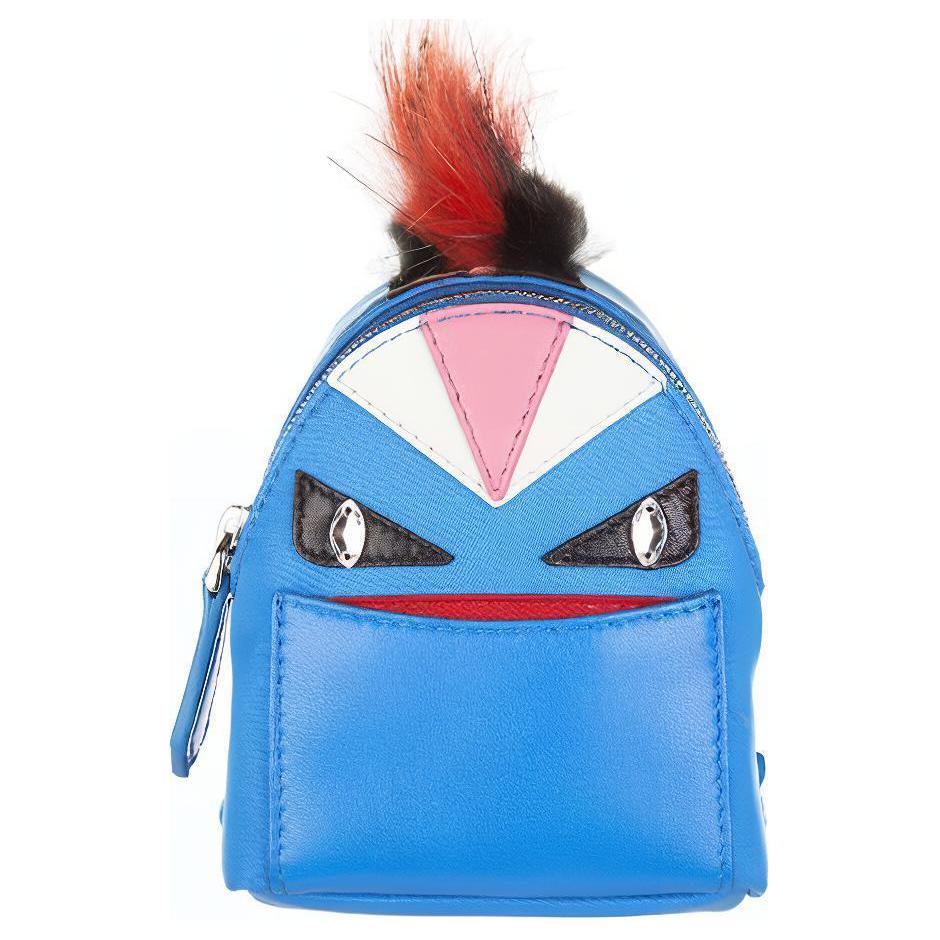 

Аксессуар из нейлоновой ткани Рюкзак Женский Синий FENDI