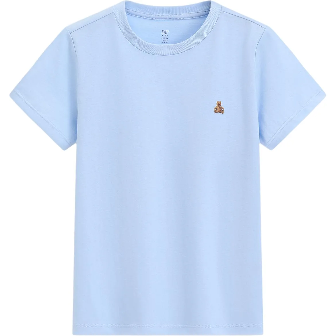 Футболка для детей Crew Neck Moderate GAP, marine синий — фото 3