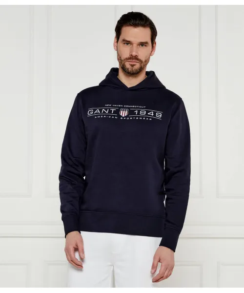 

Графическая толстовка Regular fit Gant, синий