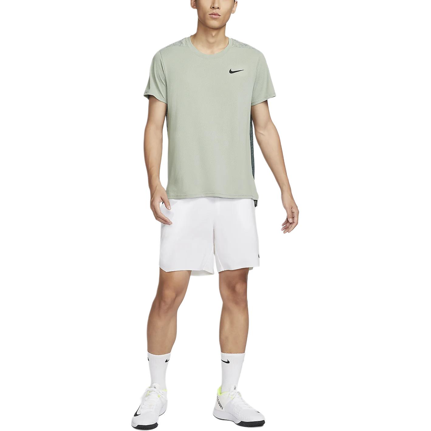 Футболка Nike Dri Fit FW24 Court Slam для тенниса мужская Horizon Green — фото 4
