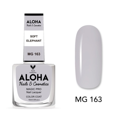 

Лак для ногтей Magic Pro 15 мл - Mg 163 / Мягкий слон Aloha Nails & Cosmetics