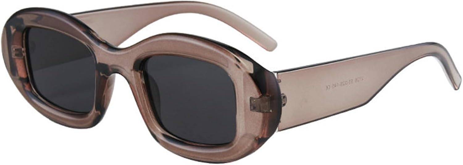 

Солнцезащитные очки Helena овальной формы для женщин, конфетные оттенки, защита от ультрафиолета UV400, ретро-стиль, модные мужские солнцезащитные очки, стильные, забавные, в стиле 90-х, квадратные солнцезащитные очки, C4