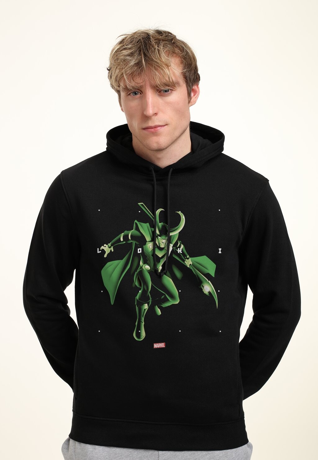 

Толстовка с капюшоном MARVEL LOKI SHAPES Marvel, черный