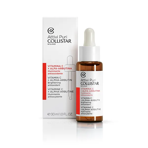 Сыворотка Collistar — Снижение яркости против усталости Attivi Puri Vitamina C + Alfa-Arbutina, 30 мл — фото 2