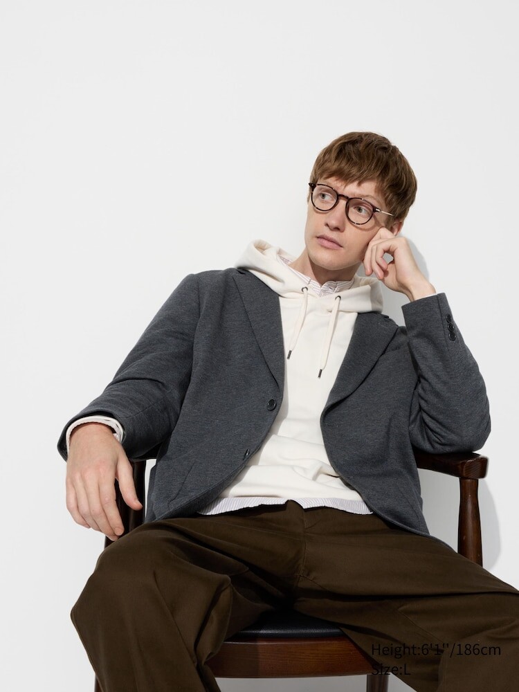 

Комфортная куртка Uniqlo, цвет 08 серый