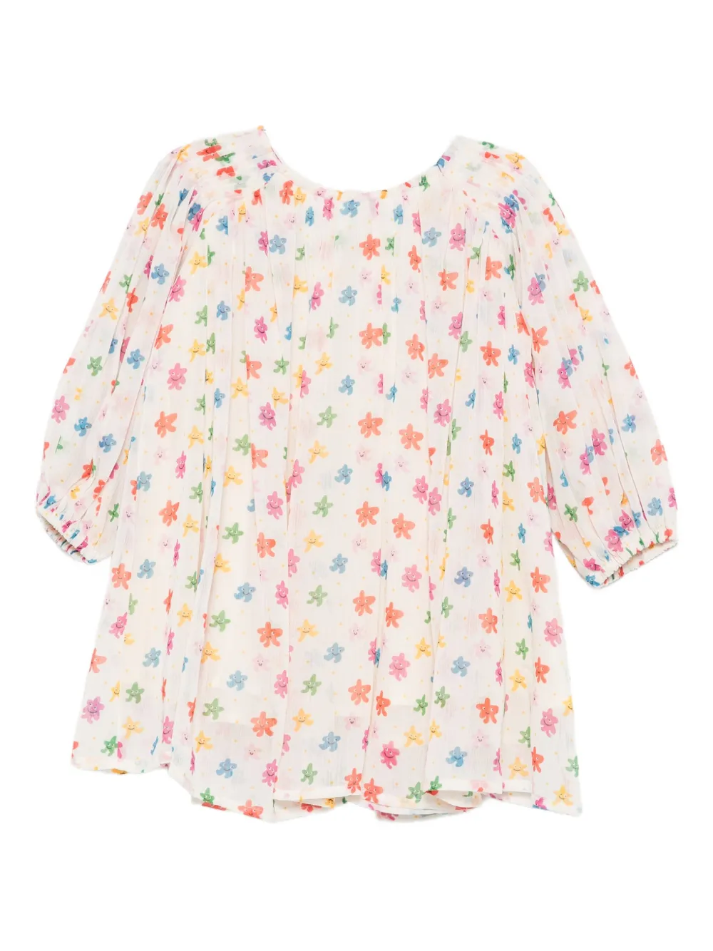 

Платье с цветочным принтом (комплект из двух) Stella McCartney Kids, белый