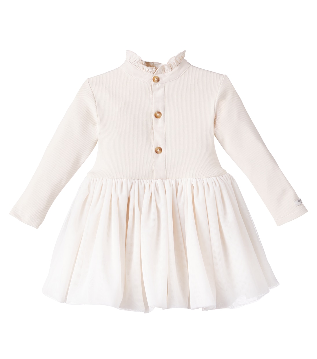 

Платье Baby Louen из джерси с отделкой из тюля Donsje, Macroon