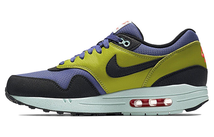 

Кроссовки Air Max 1 мужские низкие желтые/фиолетовые Nike