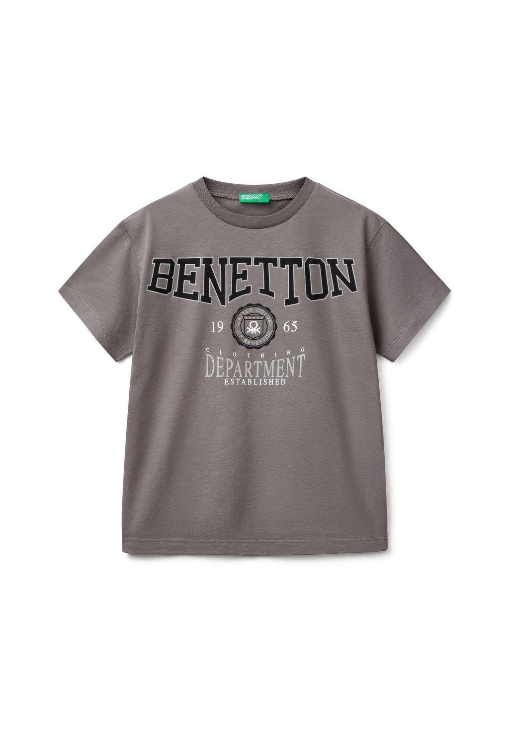 

Футболка с принтом SHORT SLEEVE United Colors of Benetton, серый