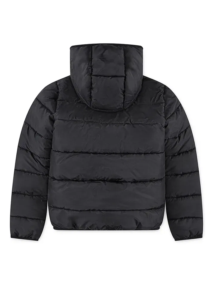 Стеганая куртка с капюшоном Levi's Kids, черный — фото 2