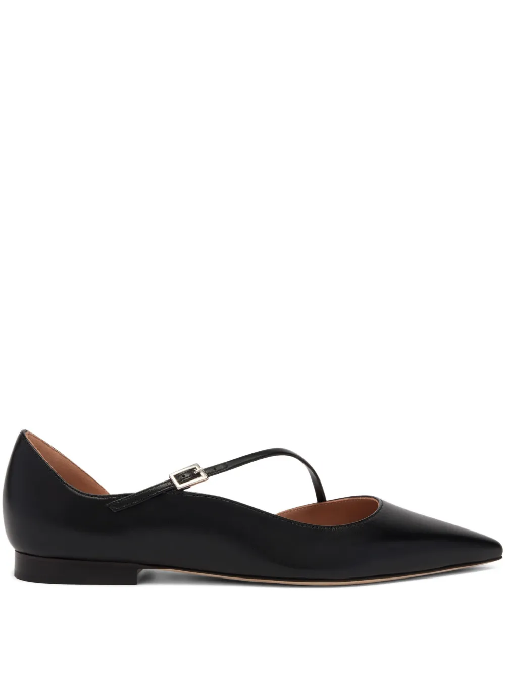 Балетки Bettina с заостренным носком Malone Souliers, черный