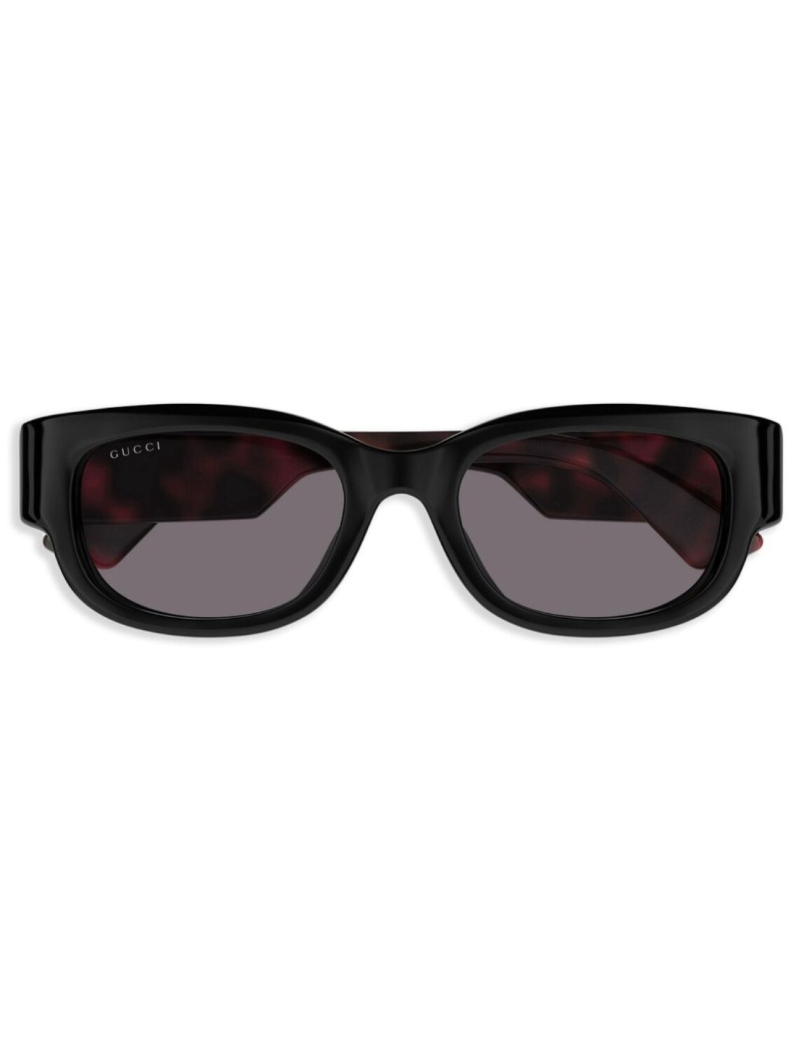 

Gucci Eyewear солнцезащитные очки с логотипом Interlocking G, черный