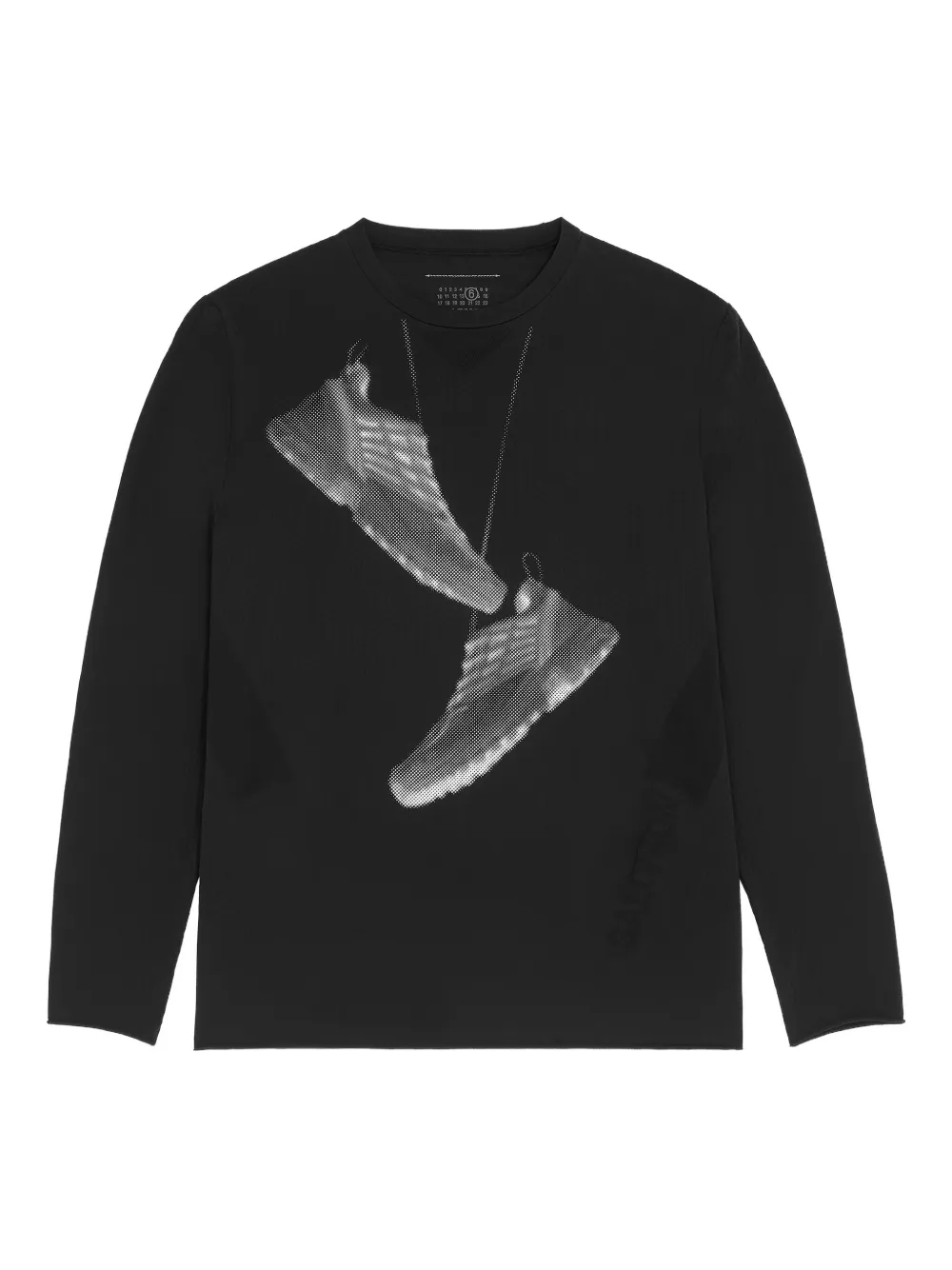 

Толстовка с графичным принтом из коллаборации с Salomon MM6 Maison Margiela X Salomon, черный