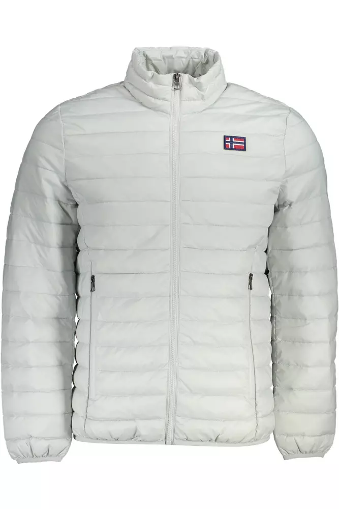 

Мужская куртка из серого полиамида Geographical Norway