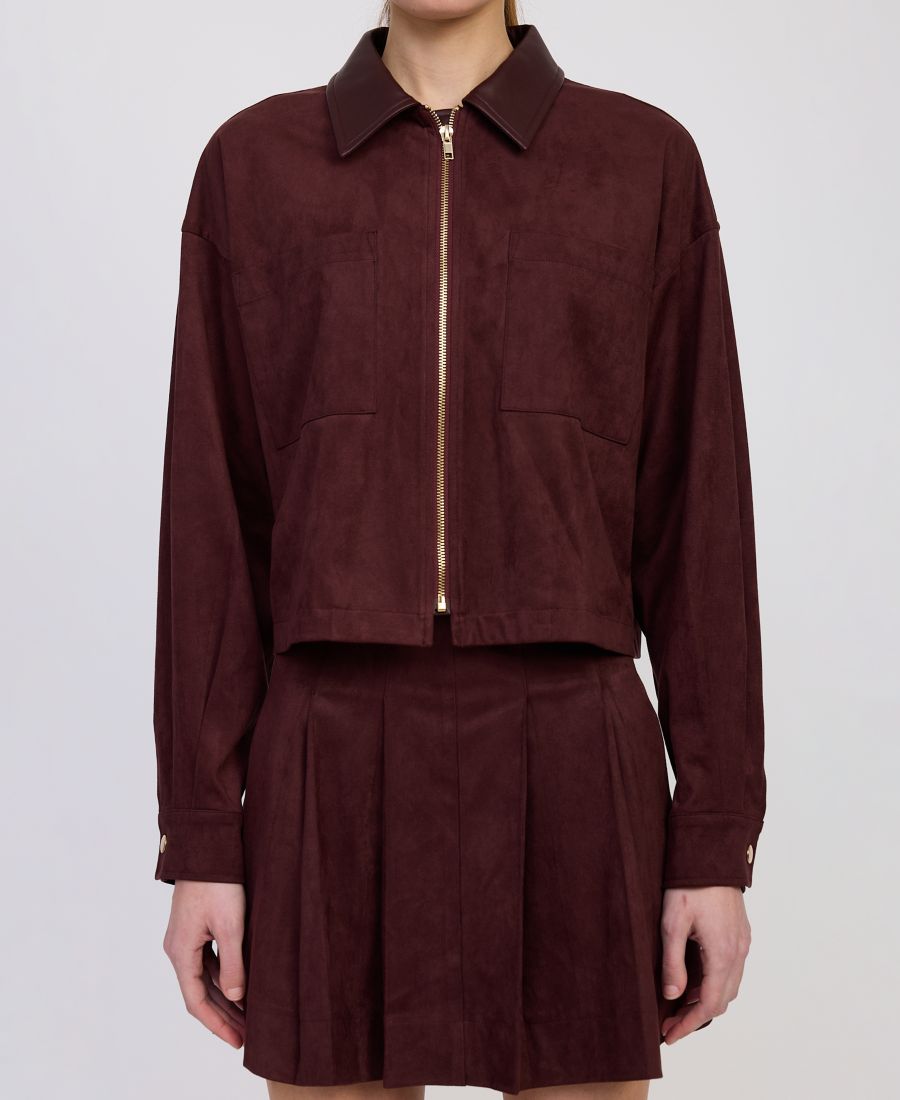 

Женская куртка с длинными рукавами En Saison, Plum Brown