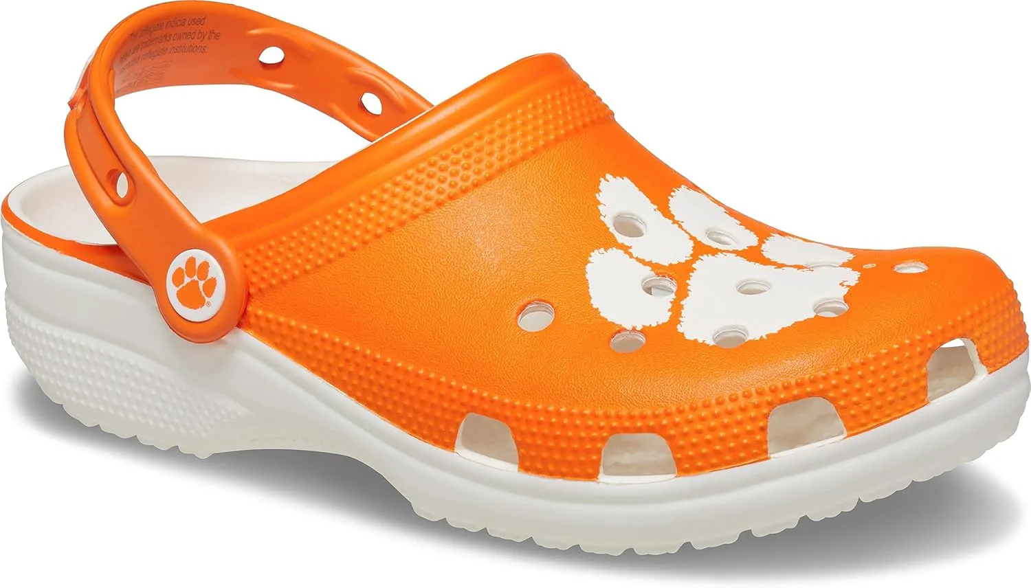 Кроксы унисекс для взрослых Classic Collegiate, подарки Clemson, Clemson Tigers, подарки для футбола Crocs — фото 4