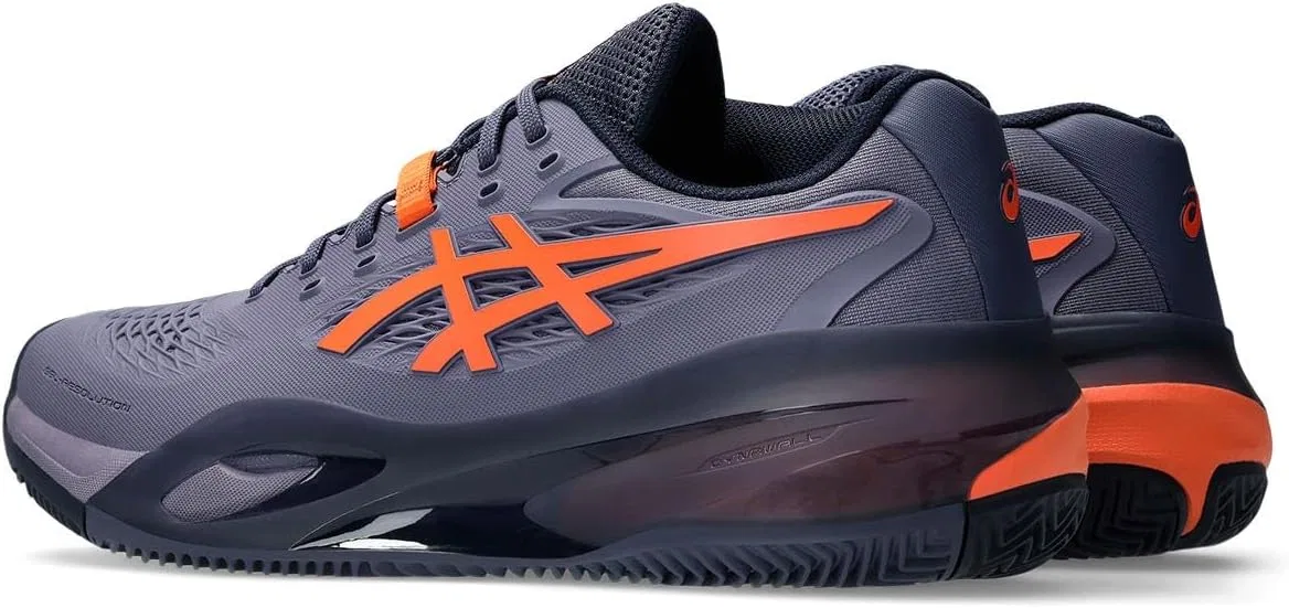 Мужские кроссовки ASICS Gel-Resolution X Clay, Greyish Purple Nova Orange — фото 3