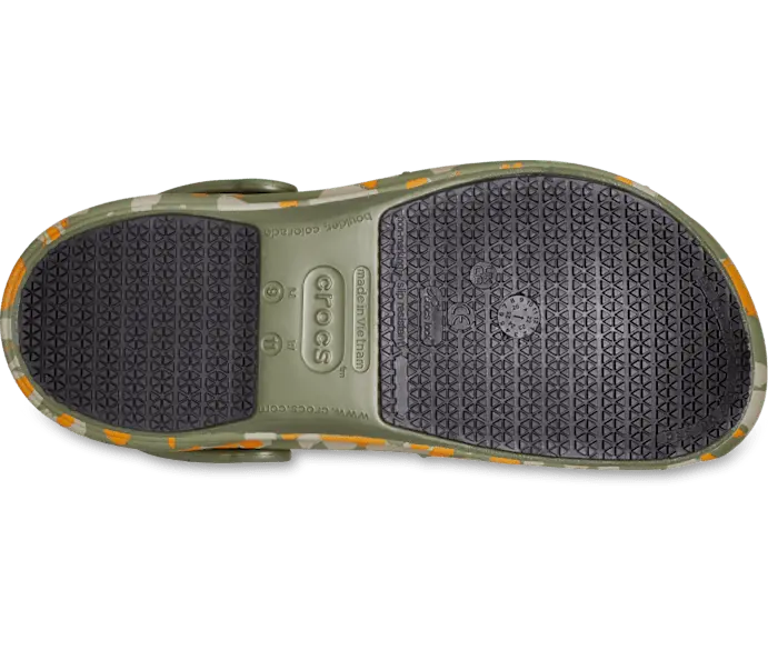 Сабо для работы с графикой Bistro Crocs женские, цвет Army Green / Multi — фото 4
