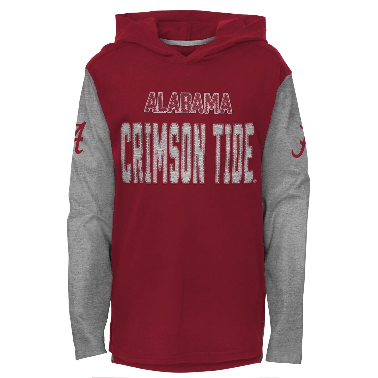 

Молодежная толстовка с капюшоном Alabama Crimson Tide Heritage и футболка с длинными рукавами Outerstuff