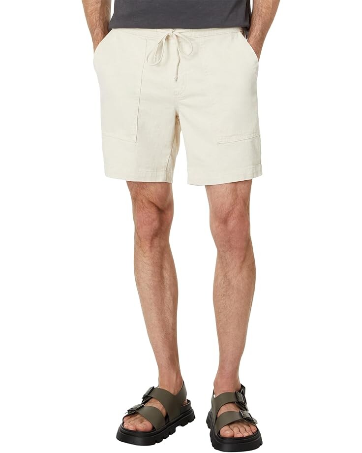 

Шорты AG Jeans Wells Relaxed Drawstring Shorts, цвет Natural