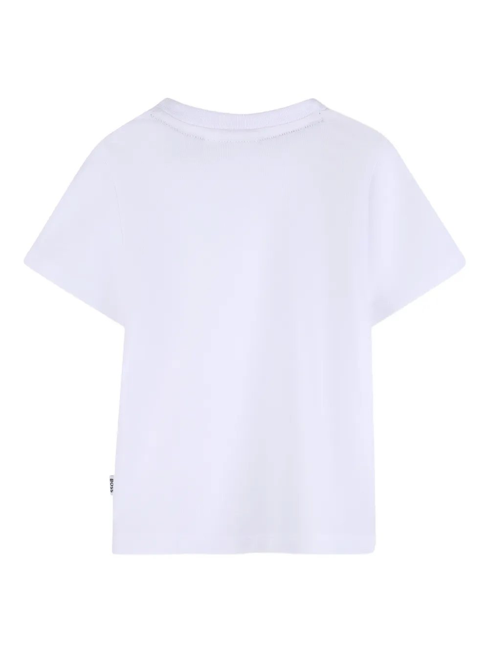 Футболка с графичным принтом Boss Kidswear, белый — фото 2