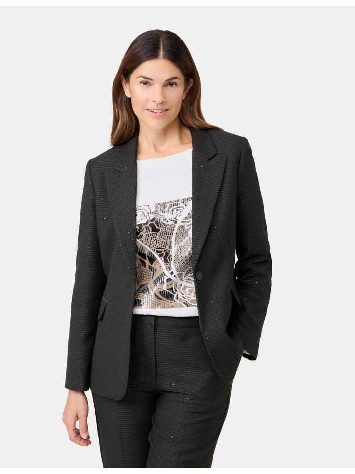 

Блейзер Gerry Weber Blazer Langarm gefüttert, черный