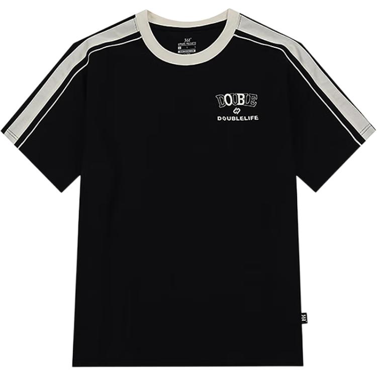

361° Футболка Unisex Super Black/Cream White