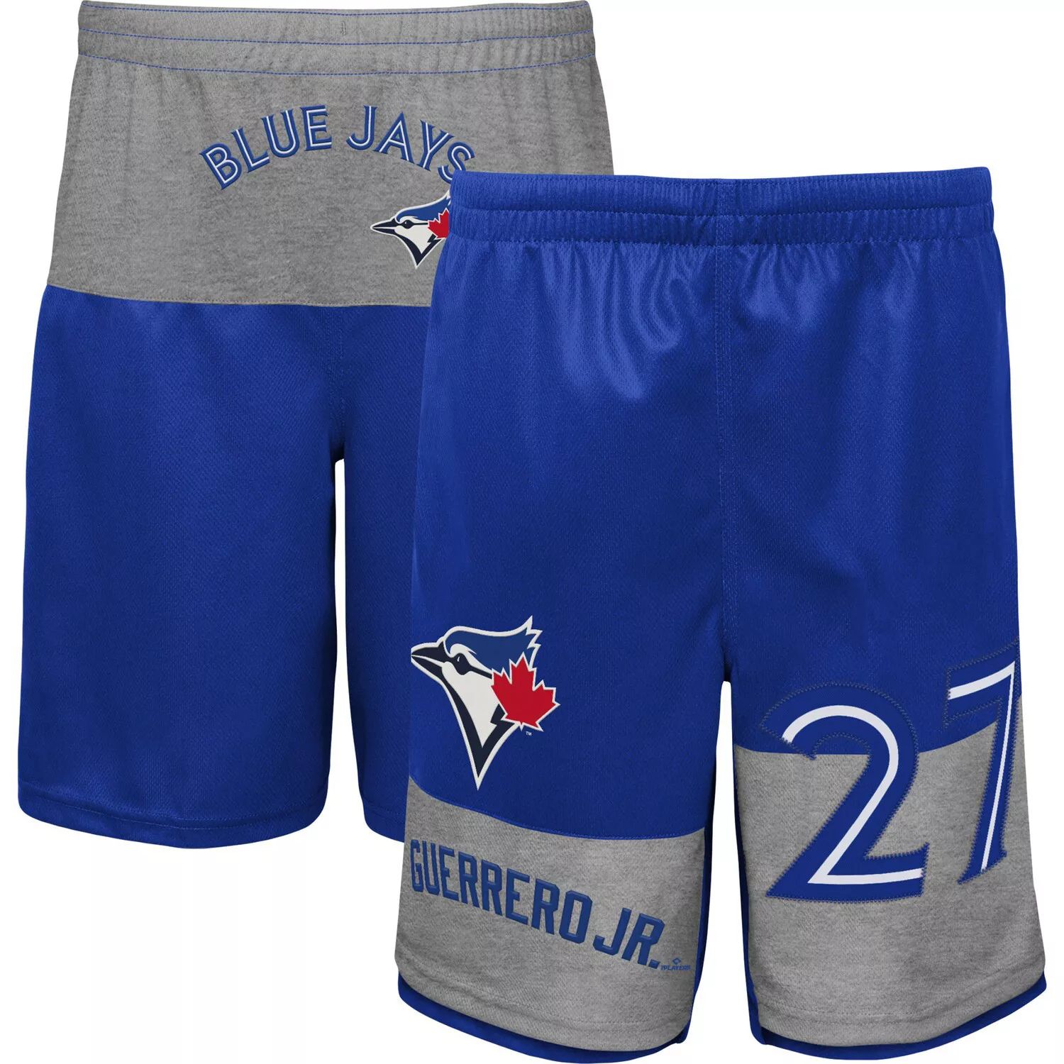 

Молодежные шорты Владимира Герреро-младшего Royal Toronto Blue Jays Pandemonium с именем и номером Outerstuff