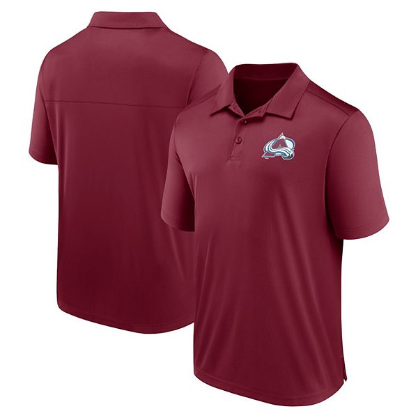 

Мужская поло fanatics branded burgundy colorado avalanche left side block Unbranded