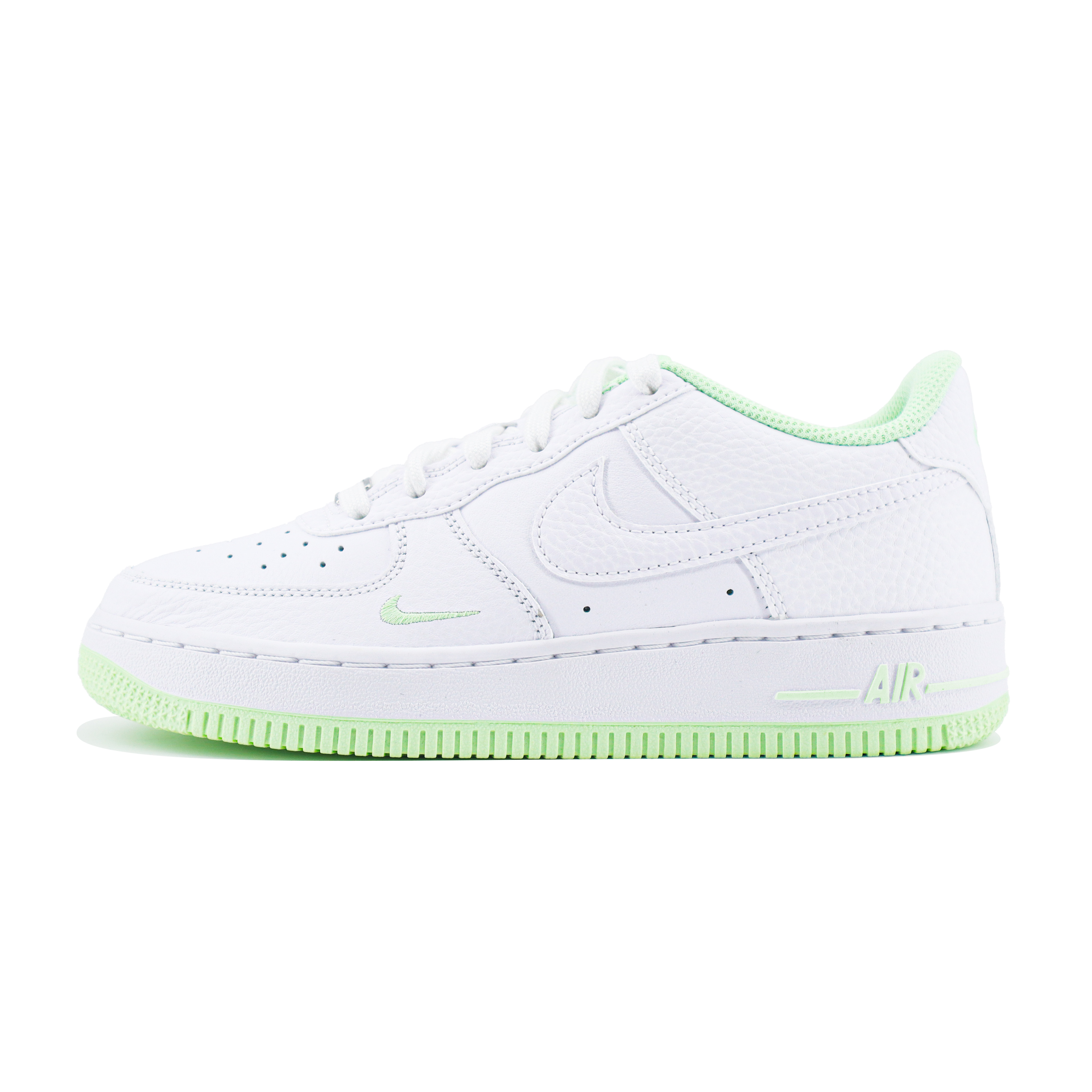 

Nike Детские кроссовки для скейтбординга Air Force 1 Lv8 Green Forest с противоскользящим износостойким верхом