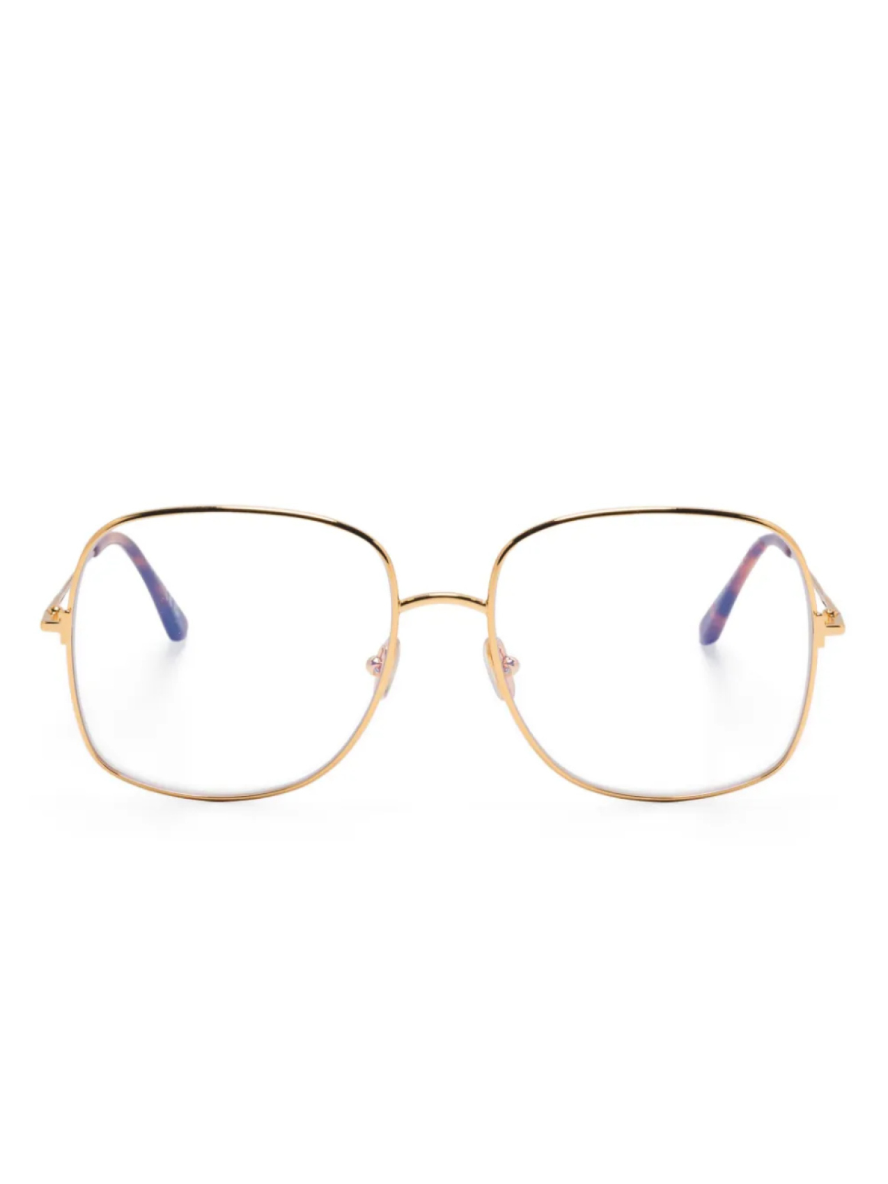 

Очки TOM FORD Eyewear в большой оправе, золотой