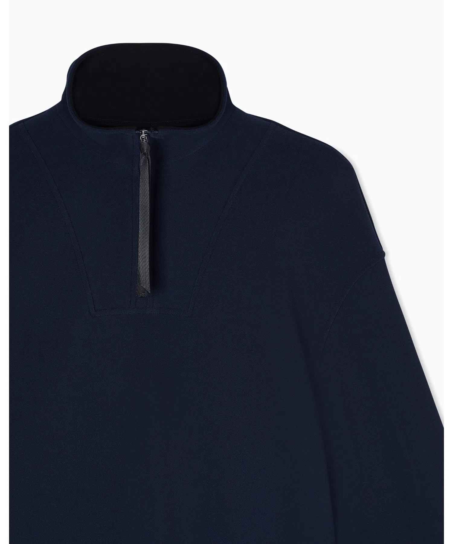 【Emporio Armani】 Толстовка на молнии, трикотаж из крепа — фото 4