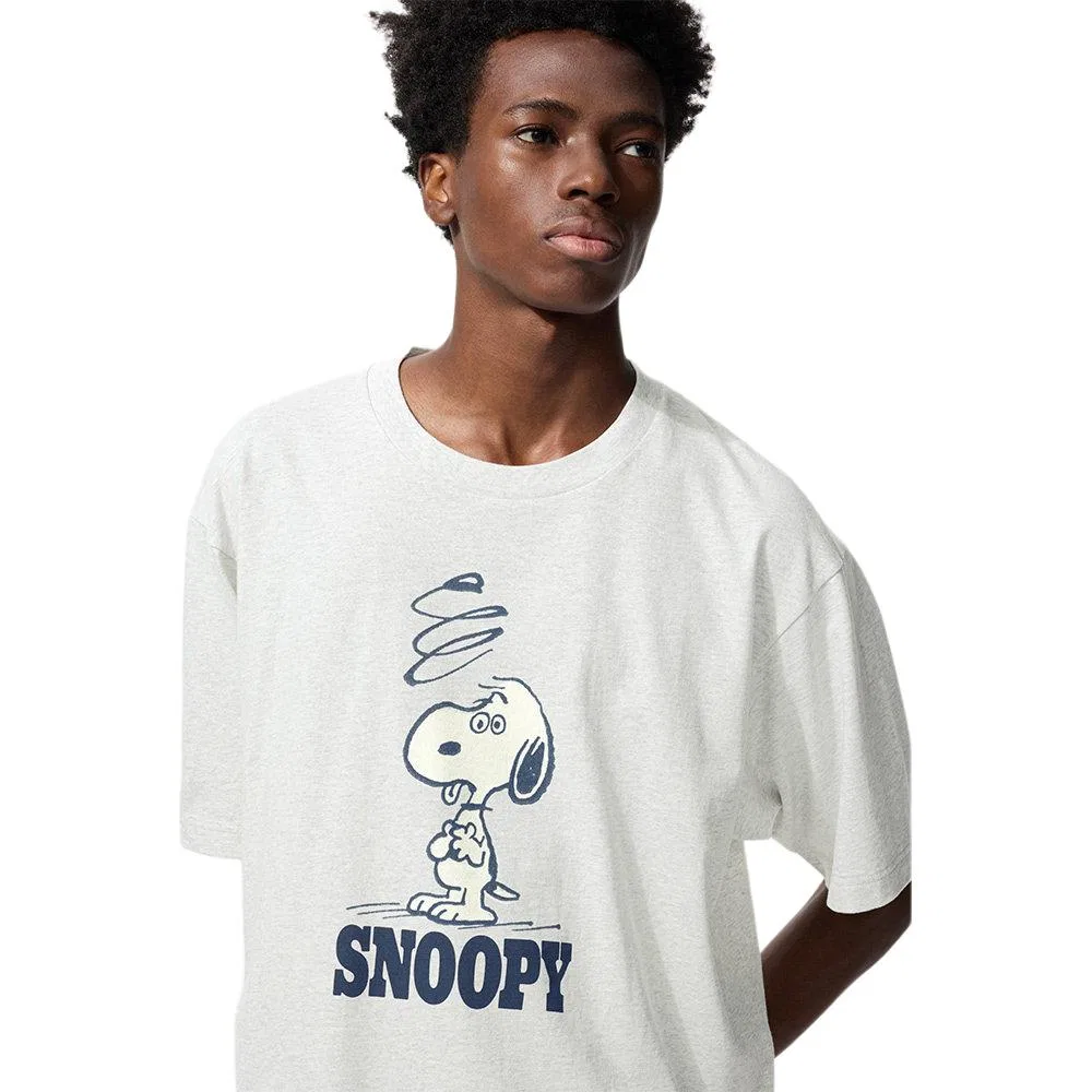 Футболка x PEANUTS, SS26, унисекс UNIQLO, Gray — фото 4