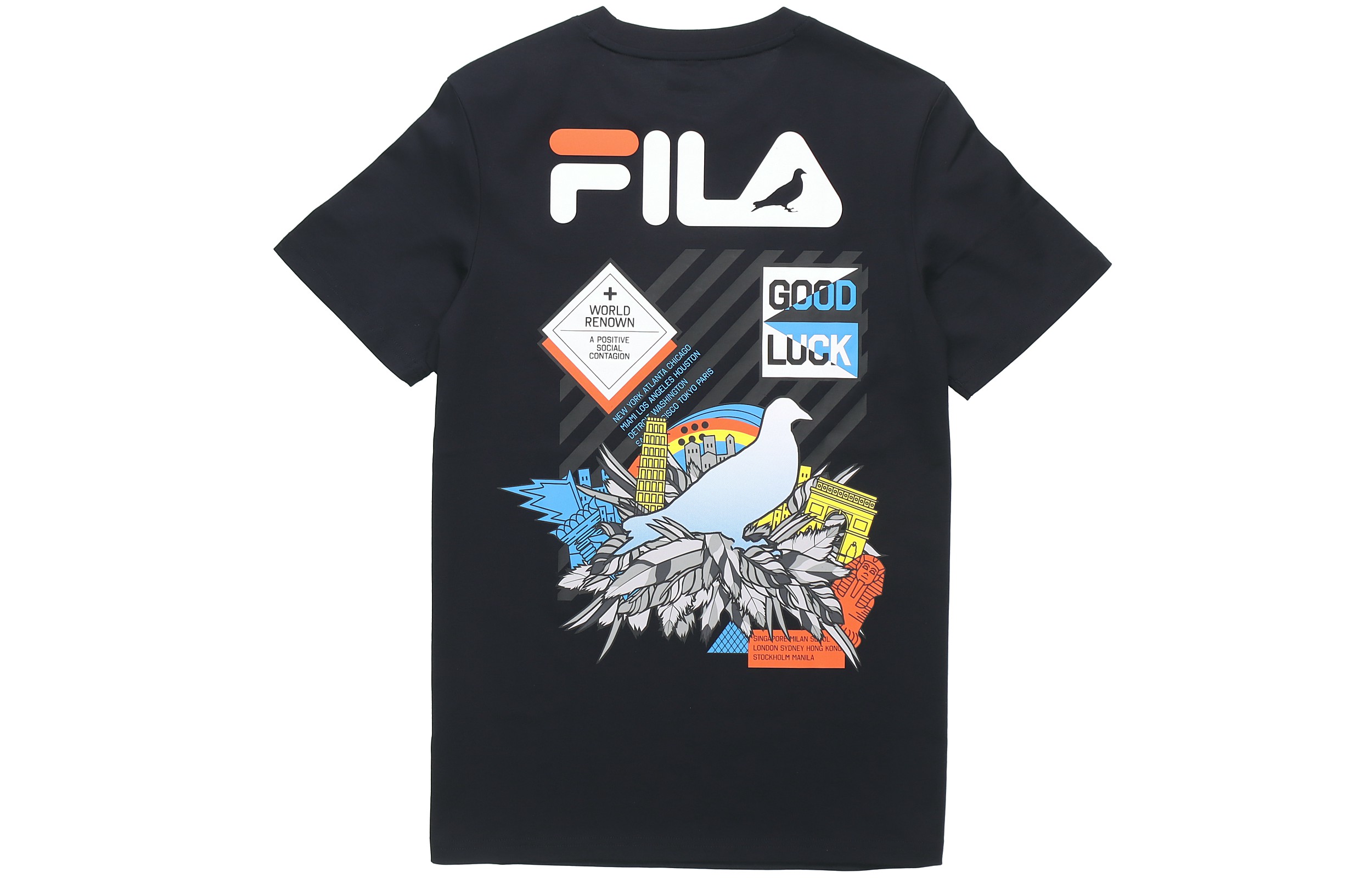 

Футболка X Staple Legend Blue FILA FUSION Мужская