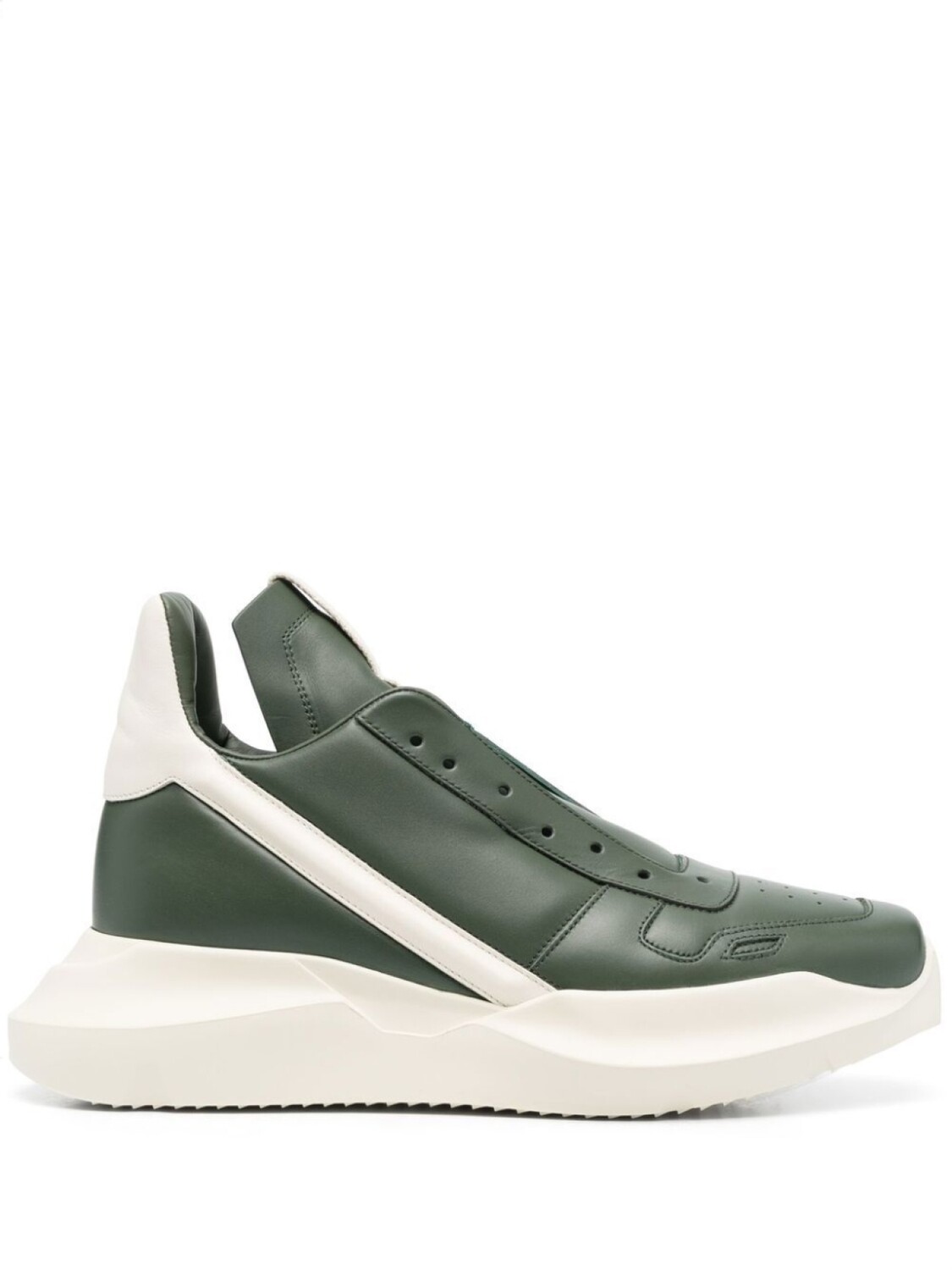 

Rick Owens кроссовки Geth, зеленый