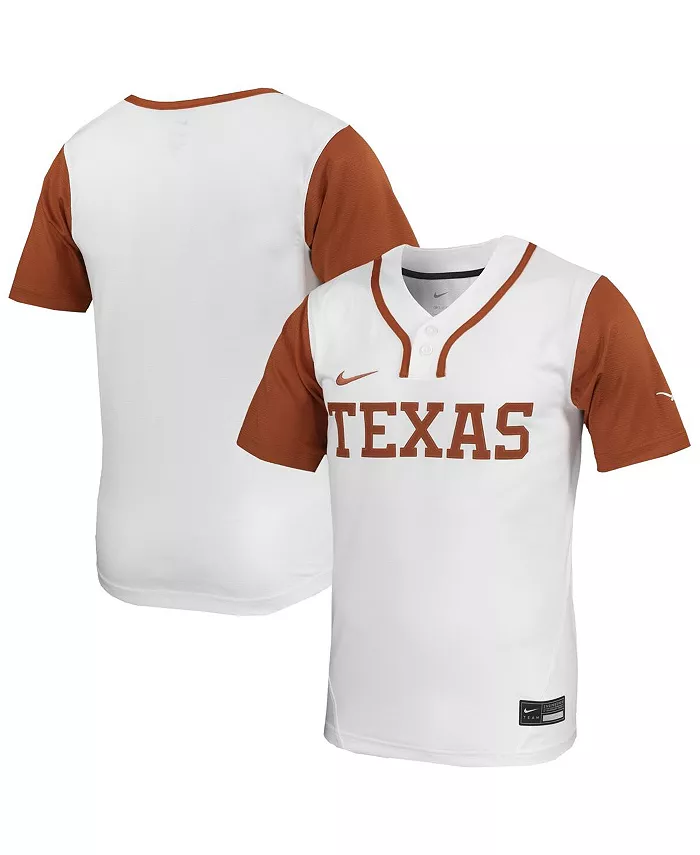 

Мужская белая реплика софтбольной майки Texas Longhorns Nike