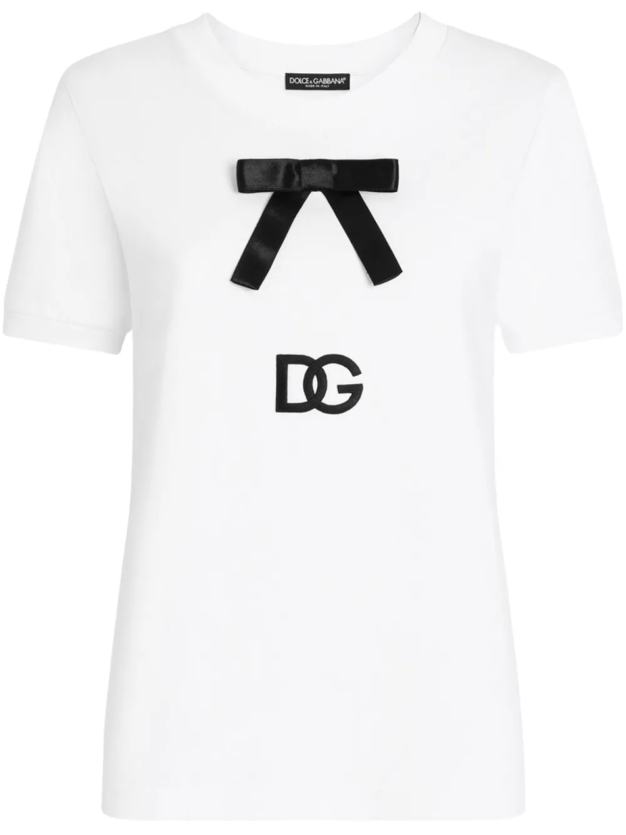 

Футболка Dolce & Gabbana с бантом, белый