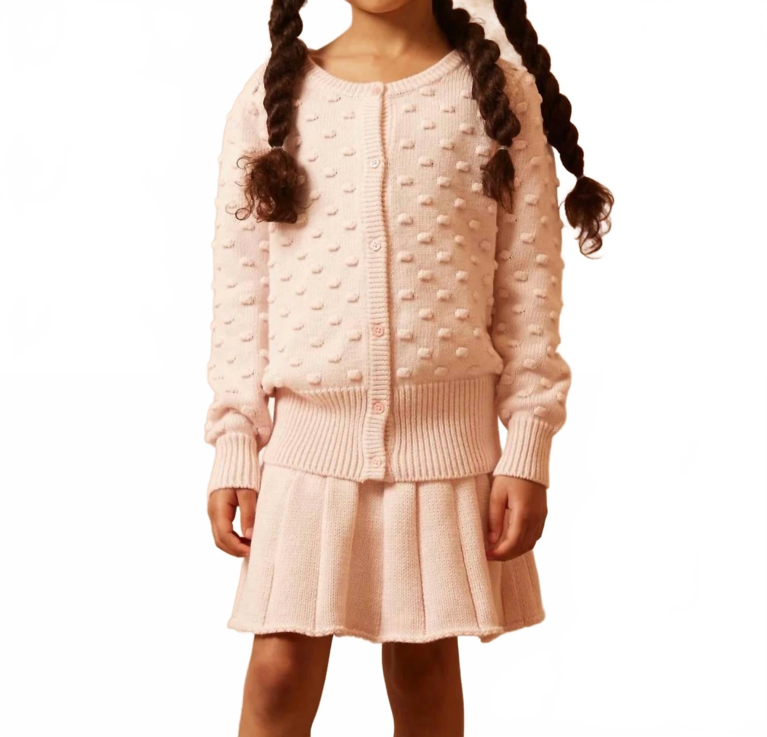 

Кардиган Popcorn Knit в цвете красный Mika & Milo, красный