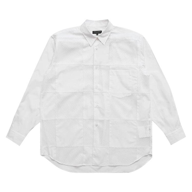 

Рубашка Comme des Garçons Homme Plus Mesh Button Down Shirt 'White', белый